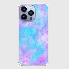 Чехол для iPhone 13 Pro с принтом Мрамор Tie Dye в Санкт-Петербурге,  |  | tie dye | летняя футболка | розовый | синий | тай дай | фиолетовый | яркая футболка