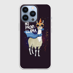 Чехол для iPhone 13 Pro с принтом No prob llama в Санкт-Петербурге,  |  | Тематика изображения на принте: лама
lama
вечеринка
тусовка
party
нет проблем