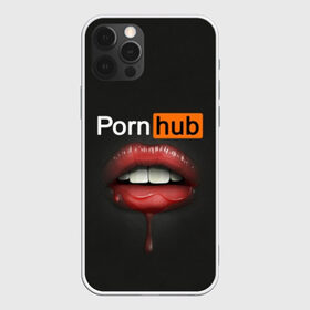 Чехол для iPhone 12 Pro Max с принтом PORN HUB в Санкт-Петербурге, Силикон |  | губы | логотип | пошлое