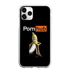 Чехол для iPhone 11 Pro матовый с принтом PORN HUB в Санкт-Петербурге, Силикон |  | банан | логотип | пошлое