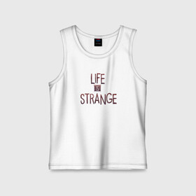 Детская майка хлопок с принтом Life is Strange в Санкт-Петербурге,  |  | chloe | life is strange | life is strange timeline | max | strange | timeline | жизнь странная штука | макс кофилд | хлоя прайс