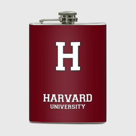 Фляга с принтом Harvard University_форма в Санкт-Петербурге, металлический корпус | емкость 0,22 л, размер 125 х 94 мм. Виниловая наклейка запечатывается полностью | harvard university | гарвард | колледж | образование | студенты | сша | университет | школа