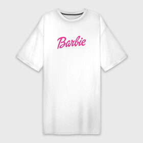 Платье-футболка хлопок с принтом Barbie в Санкт-Петербурге,  |  | bad | barbie | bratz | girl | princess | team | барби | братц | девочка | дочка | дочь | кукла | куколка | лого | логотип | любимая | невеста | подружка | прекрасная