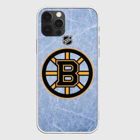 Чехол для iPhone 12 Pro с принтом Boston Bruins в Санкт-Петербурге, силикон | область печати: задняя сторона чехла, без боковых панелей | Тематика изображения на принте: boston | boston bruins | hockey | nhl | бостон | бостон брюинз | кубок стенли | нхл | спорт | хоккей | шайба