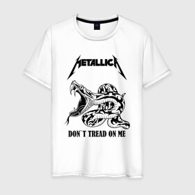 Мужская футболка хлопок с принтом METALLICA в Санкт-Петербурге, 100% хлопок | прямой крой, круглый вырез горловины, длина до линии бедер, слегка спущенное плечо. | matters metallica | music | nothing else | rock | trash metal | группа | музыка | музыканты | рок | трэш металл