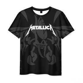 Мужская футболка 3D с принтом METALLICA в Санкт-Петербурге, 100% полиэфир | прямой крой, круглый вырез горловины, длина до линии бедер | matters metallica | music | nothing else | rock | trash metal | группа | металлика | музыка | музыканты | рок | трэш металл