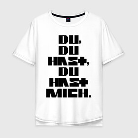 Мужская футболка хлопок Oversize с принтом RAMMSTEIN в Санкт-Петербурге, 100% хлопок | свободный крой, круглый ворот, “спинка” длиннее передней части | music | rammstein | rock | группа | музыка | музыканты | рамштайн | рок