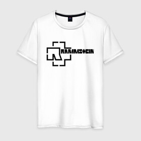 Мужская футболка хлопок с принтом Rammstein в Санкт-Петербурге, 100% хлопок | прямой крой, круглый вырез горловины, длина до линии бедер, слегка спущенное плечо. | metallica | music | rammstein | rock | металл | металлика | музыка | раммштайн | рок | рок группа
