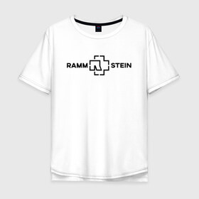 Мужская футболка хлопок Oversize с принтом Rammstein в Санкт-Петербурге, 100% хлопок | свободный крой, круглый ворот, “спинка” длиннее передней части | metallica | music | rammstein | rock | металл | металлика | музыка | раммштайн | рок | рок группа