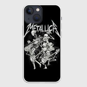 Чехол для iPhone 13 mini с принтом Metallica в Санкт-Петербурге,  |  | album | black | concert | heavy | kirk | metal | metallica | music | rock | tolls | джеймс хэтфилд | кирк хэмметт | клифф бёртон | ларс ульрих | метал | металлика | трэш