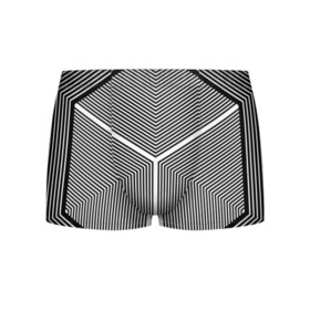 Мужские трусы 3D с принтом Полосы в Санкт-Петербурге, 50% хлопок, 50% полиэстер | классическая посадка, на поясе мягкая тканевая резинка | полосы
куб
квадрат
иллюзия
оптическая иллюзия
