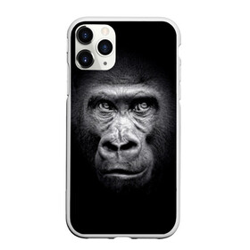 Чехол для iPhone 11 Pro матовый с принтом Горилла в Санкт-Петербурге, Силикон |  | animal | black | eyes | fauna | gorilla | gray | look | monkey | muzzle | primate | взгляд | глаза | горилла | животное | обезьяна | примат | серый | фауна | черный