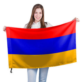 Флаг 3D с принтом Армения. Флаг. в Санкт-Петербурге, 100% полиэстер | плотность ткани — 95 г/м2, размер — 67 х 109 см. Принт наносится с одной стороны | армения | армянский | государство | знамя | кавказ | республика | символ | снг | ссср | страна | флаг