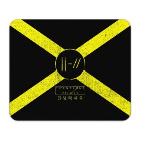 Коврик для мышки прямоугольный с принтом Twenty One Pilots 13 в Санкт-Петербурге, натуральный каучук | размер 230 х 185 мм; запечатка лицевой стороны | abstract | one pilots | twenty one | twenty one pilots | желтый | твенти ван | твенти ван пайлотс