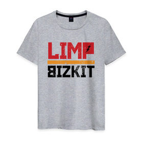 Мужская футболка хлопок с принтом Limp Bizkit в Санкт-Петербурге, 100% хлопок | прямой крой, круглый вырез горловины, длина до линии бедер, слегка спущенное плечо. | dj lethal | американская | группа | джон отто | ню метал | рок | рэп | уэс борланд | фред дёрст