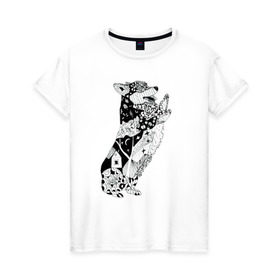 Женская футболка хлопок с принтом Корги Зенарт в Санкт-Петербурге, 100% хлопок | прямой крой, круглый вырез горловины, длина до линии бедер, слегка спущенное плечо | вельш корги | корги | пемброк | собака