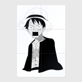 Магнитный плакат 2Х3 с принтом Monkey D. Luffy в Санкт-Петербурге, Полимерный материал с магнитным слоем | 6 деталей размером 9*9 см | 