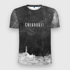 Мужская футболка 3D спортивная с принтом Чернобыль 3 в Санкт-Петербурге, 100% полиэстер с улучшенными характеристиками | приталенный силуэт, круглая горловина, широкие плечи, сужается к линии бедра | Тематика изображения на принте: 2019 | chernobyl | hbo | pripyat | припять | сериал | чернобыль
