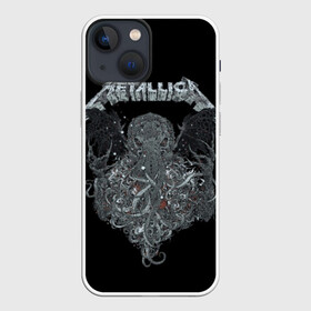 Чехол для iPhone 13 mini с принтом Metallica в Санкт-Петербурге,  |  | album | black | concert | heavy | kirk | metal | metallica | music | rock | tolls | джеймс хэтфилд | кирк хэмметт | клифф бёртон | ларс ульрих | метал | металлика | трэш