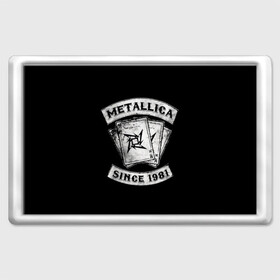 Магнит 45*70 с принтом Metallica в Санкт-Петербурге, Пластик | Размер: 78*52 мм; Размер печати: 70*45 | Тематика изображения на принте: album | black | concert | heavy | kirk | metal | metallica | music | rock | tolls | джеймс хэтфилд | кирк хэмметт | клифф бёртон | ларс ульрих | метал | металлика | трэш