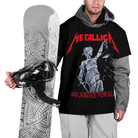 Накидка на куртку 3D с принтом METALLICA | МЕТАЛЛИКА | МЕТАЛИКА  в Санкт-Петербурге, 100% полиэстер |  | album | black | concert | heavy | kirk | metal | metallica | music | rock | tolls | джеймс хэтфилд | кирк хэмметт | клифф бёртон | ларс ульрих | метал | металлика | трэш