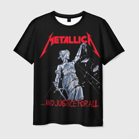 Мужская футболка 3D с принтом Metallica в Санкт-Петербурге, 100% полиэфир | прямой крой, круглый вырез горловины, длина до линии бедер | Тематика изображения на принте: album | black | concert | heavy | kirk | metal | metallica | music | rock | tolls | джеймс хэтфилд | кирк хэмметт | клифф бёртон | ларс ульрих | метал | металлика | трэш