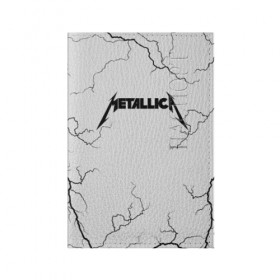 Обложка для паспорта матовая кожа с принтом METALLICA в Санкт-Петербурге, натуральная матовая кожа | размер 19,3 х 13,7 см; прозрачные пластиковые крепления | matters metallica | music | nothing else | rock | trash metal | группа | музыка | музыканты | рок | трэш металл