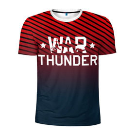 Мужская футболка 3D спортивная с принтом War thunder в Санкт-Петербурге, 100% полиэстер с улучшенными характеристиками | приталенный силуэт, круглая горловина, широкие плечи, сужается к линии бедра | war thunder | war thunder 2019 | war thunder лучшие | war thunder самолеты | war thunder танки | вар тандер | гром войны | игра war thunder | купить футболку war thunder | футболки war thunder