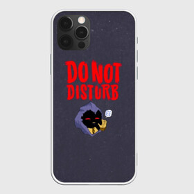 Чехол для iPhone 12 Pro с принтом Do not disturb в Санкт-Петербурге, силикон | область печати: задняя сторона чехла, без боковых панелей | disturbed | альтернативный | встревоженные | группа | джон мойер | дистербд | дистербед | дэвид дрейман | дэн дониган | майк венгрен | метал | нюметал | рок | хеви | хевиметал