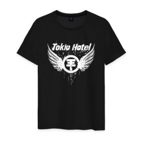 Мужская футболка хлопок с принтом Tokio Hotel в Санкт-Петербурге, 100% хлопок | прямой крой, круглый вырез горловины, длина до линии бедер, слегка спущенное плечо. | hotel | island | tokio | tokio hotel | альтернативный | билл каулитц | георг листинг | группа | густав шефер | отель | пауэр | поп | рок | синти | синтипоп | токийский | токио | том каулитц | хотель