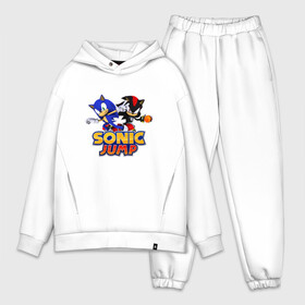 Мужской костюм хлопок OVERSIZE с принтом SONIC JUMP в Санкт-Петербурге,  |  | hedgehog | metal sonic | silver | silver the hedgehog | sonic | sonic boom | sonic the hedgehog | ёж сонник | игры | соник | фильмы