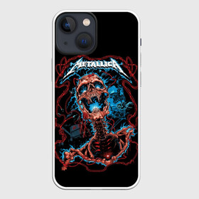 Чехол для iPhone 13 mini с принтом Metallica в Санкт-Петербурге,  |  | metallica | rock | арт | гитара | кости | металл | металлика | музыка | рок | череп