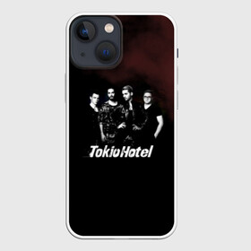 Чехол для iPhone 13 mini с принтом Tokio Hotel в Санкт-Петербурге,  |  | hotel | island | tokio | tokio hotel | альтернативный | билл каулитц | георг листинг | группа | густав шефер | отель | пауэр | поп | рок | синти | синтипоп | токийский | токио | том каулитц | хотель