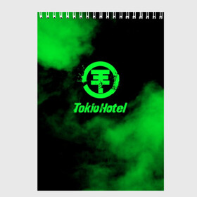Скетчбук с принтом Tokio Hotel в Санкт-Петербурге, 100% бумага
 | 48 листов, плотность листов — 100 г/м2, плотность картонной обложки — 250 г/м2. Листы скреплены сверху удобной пружинной спиралью | hotel | island | tokio | tokio hotel | альтернативный | билл каулитц | георг листинг | группа | густав шефер | отель | пауэр | поп | рок | синти | синтипоп | токийский | токио | том каулитц | хотель