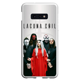 Чехол для Samsung S10E с принтом Lacuna Coil в Санкт-Петербурге, Силикон | Область печати: задняя сторона чехла, без боковых панелей | alternative | cristina scabbia | epic metal | goth | gothic | lacuna | lacuna coil | melodic metal | metal | nu metal | rock | готик рок | готика | готический рок | метал