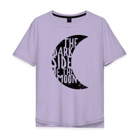 Мужская футболка хлопок Oversize с принтом Dark Side Of The Moon в Санкт-Петербурге, 100% хлопок | свободный крой, круглый ворот, “спинка” длиннее передней части | pink floyd | pinkfloyd | арт | артрок | группа | дэвид гилмор | пинк флойд | пинкфлойд | прогрессивный | психоделический | рок | сид барретт | симфонический | спэйс | эйсид | экспериментальный