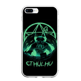 Чехол для iPhone 7Plus/8 Plus матовый с принтом Rise of Cthulhu в Санкт-Петербурге, Силикон | Область печати: задняя сторона чехла, без боковых панелей | call of cthulhu | cthulhu | lovecraft | valaybalalay | валайбалалай | зов | ктулху | лавкрафт | мистика | монстры | ужасы | фэнтези | хоррор