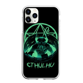 Чехол для iPhone 11 Pro матовый с принтом Rise of Cthulhu в Санкт-Петербурге, Силикон |  | Тематика изображения на принте: call of cthulhu | cthulhu | lovecraft | valaybalalay | валайбалалай | зов | ктулху | лавкрафт | мистика | монстры | ужасы | фэнтези | хоррор