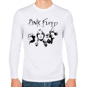 Мужской лонгслив хлопок с принтом Pink Floyd в Санкт-Петербурге, 100% хлопок |  | pink floyd | pinkfloyd | арт | артрок | группа | дэвид гилмор | пинк флойд | пинкфлойд | прогрессивный | психоделический | рок | сид барретт | симфонический | спэйс | эйсид | экспериментальный