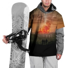 Накидка на куртку 3D с принтом Чернобыль 9 в Санкт-Петербурге, 100% полиэстер |  | Тематика изображения на принте: chernobyl | nuclear | pripyat | припять | сериал | чернобыль