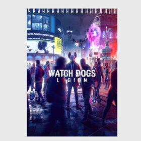 Скетчбук с принтом WATCH DOGS LEGION в Санкт-Петербурге, 100% бумага
 | 48 листов, плотность листов — 100 г/м2, плотность картонной обложки — 250 г/м2. Листы скреплены сверху удобной пружинной спиралью | action | ct os | ded sec | fox | game | hacker | legion | watch dogs | watch dogs 2 | watch dogs legion | знак лиса | игра | компьютерная игра | легион | хакер
