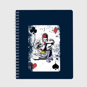 Тетрадь с принтом The Joker Card в Санкт-Петербурге, 100% бумага | 48 листов, плотность листов — 60 г/м2, плотность картонной обложки — 250 г/м2. Листы скреплены сбоку удобной пружинной спиралью. Уголки страниц и обложки скругленные. Цвет линий — светло-серый
 | card | cards | david blaine | easy | joker | magic | playing | revealed | tricks | tutorial | джокер | дэвид блейн | играть | карты | легко | магия | показал | трюки | учебник