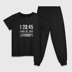 Детская пижама хлопок с принтом Чернобыль 16 в Санкт-Петербурге, 100% хлопок |  брюки и футболка прямого кроя, без карманов, на брюках мягкая резинка на поясе и по низу штанин
 | 2019 | chernobyl | hbo | pripyat | припять | сериал | чернобыль