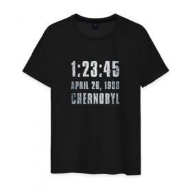 Мужская футболка хлопок с принтом Чернобыль 16 в Санкт-Петербурге, 100% хлопок | прямой крой, круглый вырез горловины, длина до линии бедер, слегка спущенное плечо. | 2019 | chernobyl | hbo | pripyat | припять | сериал | чернобыль