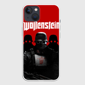 Чехол для iPhone 13 с принтом Wolfenstein в Санкт-Петербурге,  |  | cyberpilot | new colossus | new order | old blood | wolfenstein | youngblood | игры