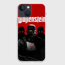 Чехол для iPhone 13 mini с принтом Wolfenstein в Санкт-Петербурге,  |  | cyberpilot | new colossus | new order | old blood | wolfenstein | youngblood | игры