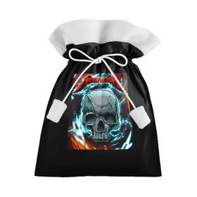Подарочный 3D мешок с принтом Metallica в Санкт-Петербурге, 100% полиэстер | Размер: 29*39 см | metallica | rock | арт | гитара | кости | металл | металлика | музыка | рок | череп