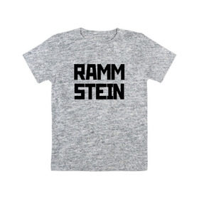 Детская футболка хлопок с принтом RAMMSTEIN(+на спине) в Санкт-Петербурге, 100% хлопок | круглый вырез горловины, полуприлегающий силуэт, длина до линии бедер | metallica | music | rammstein | rock | металл | металлика | музыка | раммштайн | рок | рок группа