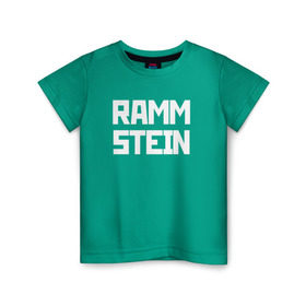 Детская футболка хлопок с принтом RAMMSTEIN(+на спине) в Санкт-Петербурге, 100% хлопок | круглый вырез горловины, полуприлегающий силуэт, длина до линии бедер | metallica | music | rammstein | rock | металл | металлика | музыка | раммштайн | рок | рок группа