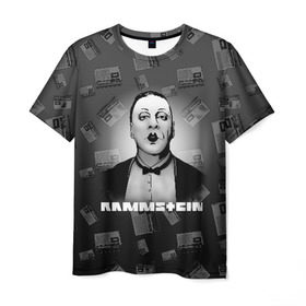 Мужская футболка 3D с принтом Rammstein в Санкт-Петербурге, 100% полиэфир | прямой крой, круглый вырез горловины, длина до линии бедер | 2019 | du hast | lindemann | radio | rammstein | rammsteinfan | till | группы | линдеманн | метал | музыка | радио | рамштаин | рамштайн | рамштейн | рок | тилль | тиль